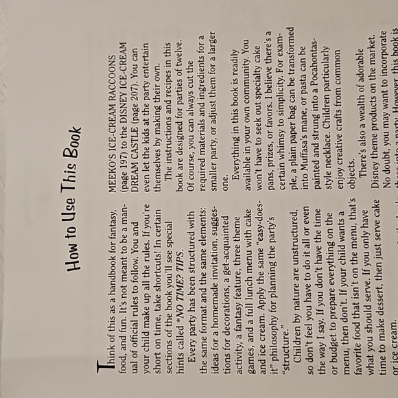 The Disney Party Handbook vintage foodie gift ready bundle with a tee 1998 - Picture 4 of 12